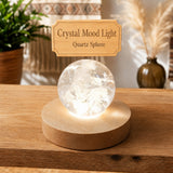 Crystal Mood Light (esfera de cuarzo mediana)