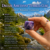 Drøm Ametyst Tumbled Cube