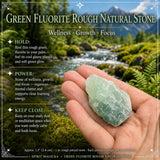 Green Fluorite Rough Natural Stone