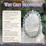 Intuition Booster 3-PC Crystal Mala Bracelet Set