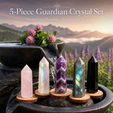 5-delers Guardian Crystal Energy Protection Set kun $29 1-dagers promo-salg