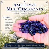 Ametist Mini Değerli Taşlar (50 Gram / 1.7oz. Parti)