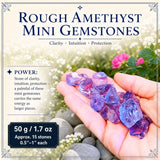 Grov ametyst (50 gram / 1,7 oz. parti)