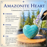 Amazonite Heart