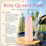 Punto de cuarzo rosa
