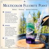 Flerfarget fluorittpunkt