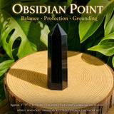 Obsidian & Citrin Energy Enhancer Set