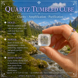 Cube roulé en quartz