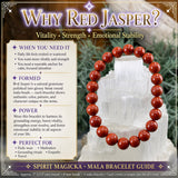 Conjunto de pulseira Mala de cristal Ground & Protect com 3 peças