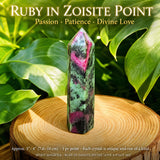 Ensemble de 8 pièces Ruby in Zoisite Divine Love