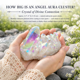 Angel Aura Quarz Cluster