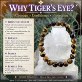 Conjunto de pulseira Mala de cristal Ground & Protect com 3 peças