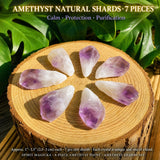 8-delt Ametyst Point + Ametyst Shards Set