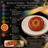 7-Chakra Engraved Crystal Stone Set