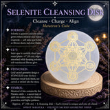 Selenite Metatron'un Küp Temizleme Diski