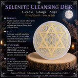 Seleniet Davidster op Seed Life Cleansing Disk