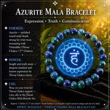 Hals Chakra Mala armbåndsett🌈