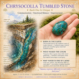 Chrysokoll Trommelstein