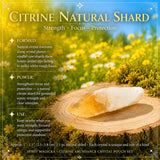 Ensemble de pochettes de gemmes d'abondance de citrine