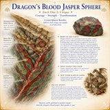 Esfera de jaspe de sangre de dragón