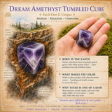 Drøm Ametyst Tumbled Cube