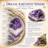 Sfera di ametista da sogno