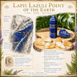 8-delt Lapis Lazuli + Sitrinskår