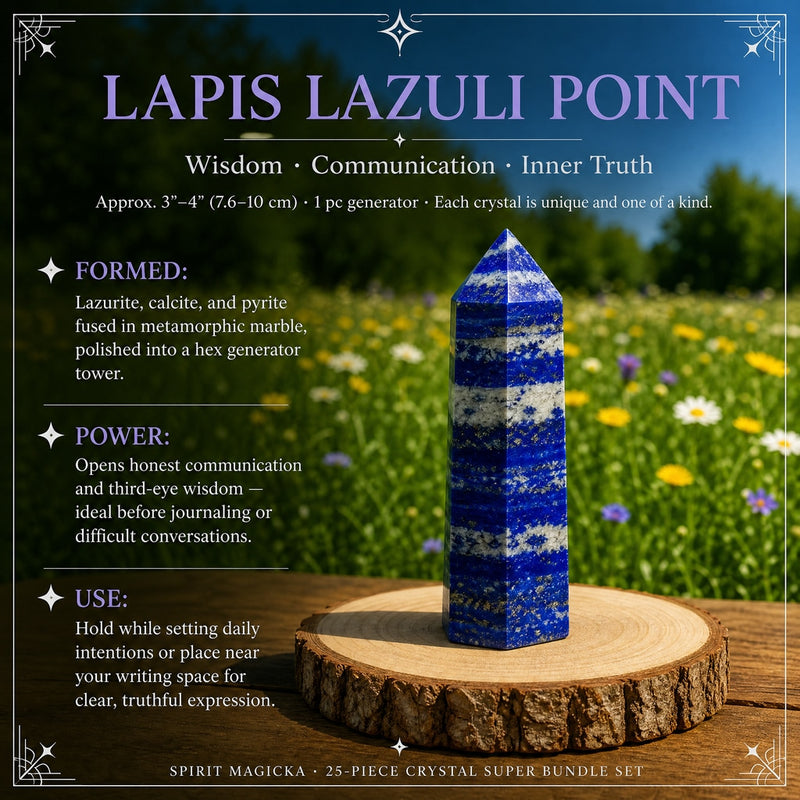 25-Piece Crystal Super Bundle Set – Spirit Magicka
