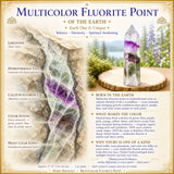 Flerfarget fluorittpunkt