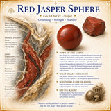 Rote Jaspis Kugel