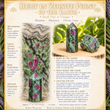 Ensemble de 8 pièces Ruby in Zoisite Divine Love