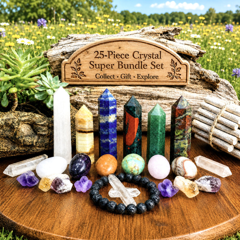 25-Piece Crystal Super Bundle Set – Spirit Magicka