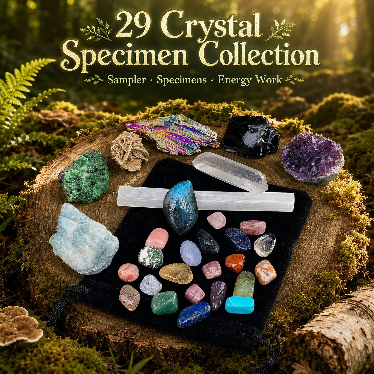 29 Crystal Specimen Collection – Spirit Magicka