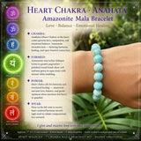 Set di chakra con bracciale Mala Bead da 7 pezzi (un braccialetto per ciascun chakra)