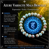 Hals Chakra Mala armbåndsett🌈