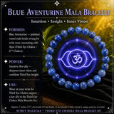 Ensemble de bracelets Mala Chakra du troisième œil🌈