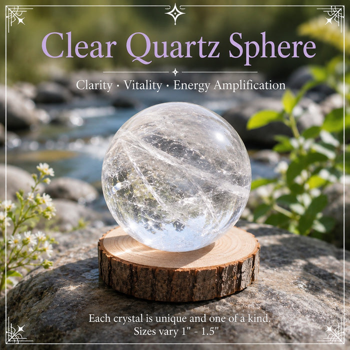 Clear Quartz mini sphere
