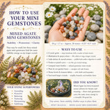 Mixed Agate Mini Gemstones (lot de 50 grammes / 1,7 oz)