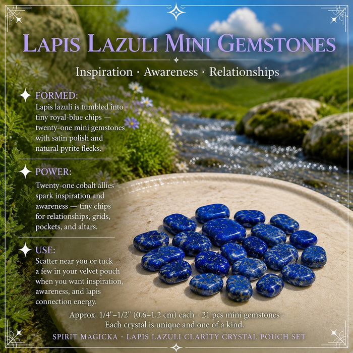 A cluster of small polished lapis lazuli mini gemstones on a stone tray