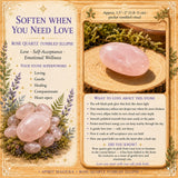 Rose Quartz Tumled Ellipse