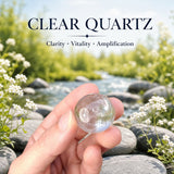 Kit de esferas de cristal de 9 piezas