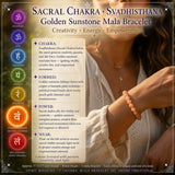 Set di chakra con bracciale Mala Bead da 7 pezzi (un braccialetto per ciascun chakra)
