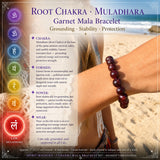 Set di chakra con bracciale Mala Bead da 7 pezzi (un braccialetto per ciascun chakra)