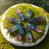 Rainbow Fluorite Double Point