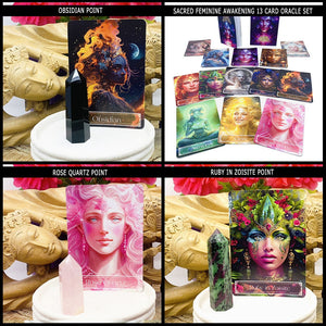 A Goddess Altar Set- HEIDI will want to write up - 13-Piece Sacred Goddess Set