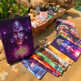Arron Ready - Sacred Feminine Awakening Oracle Cards & 13 Crystal Pouch Set