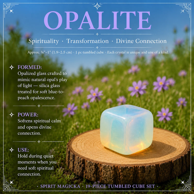19-Piece Tumbled Cube Set – Spirit Magicka