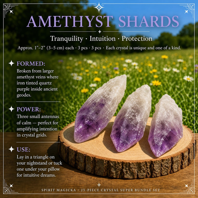 25-Piece Crystal Super Bundle Set – Spirit Magicka