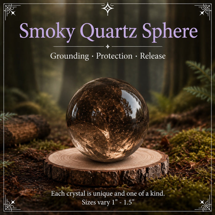 Smoky Quartz mini sphere