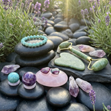 Z ARRON DESIGN Serenity Moonstone kobbertråd anheng halskjede